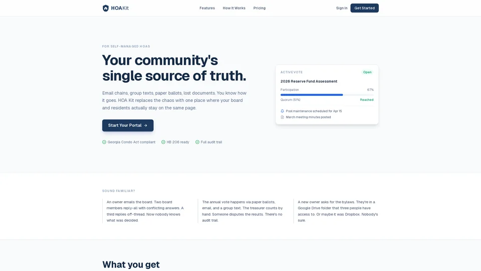 Homepage snapshot at launch