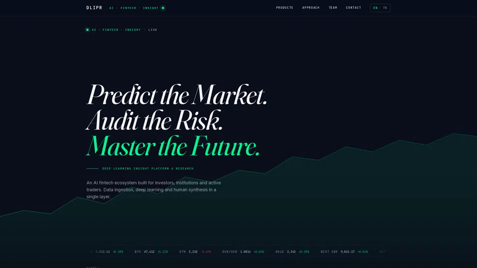 Homepage snapshot at launch