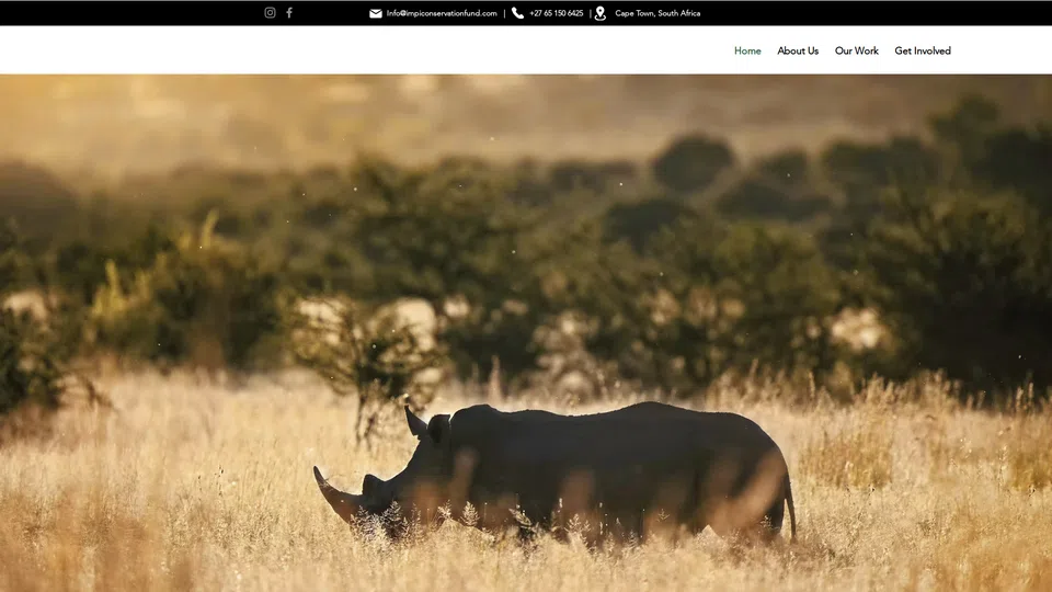 Homepage snapshot at launch