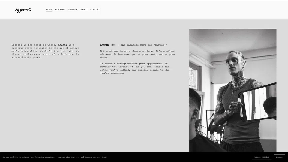 Homepage snapshot at launch