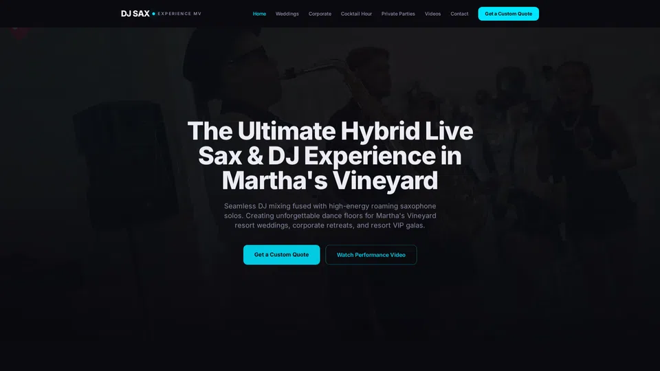 Homepage snapshot at launch