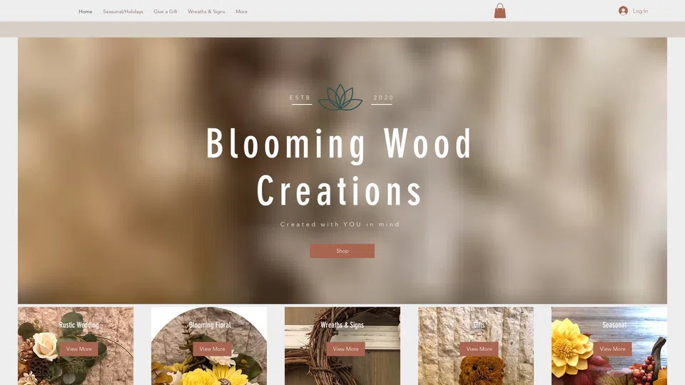 Homepage snapshot at launch