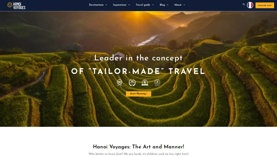 Homepage snapshot at launch