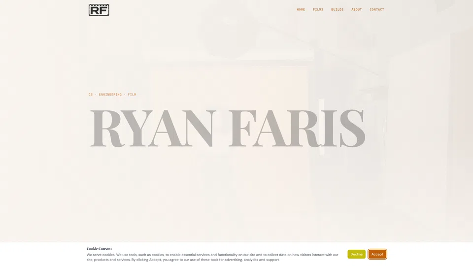 Homepage snapshot at launch