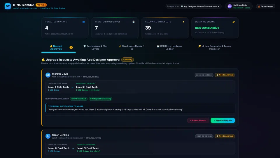 Homepage snapshot at launch