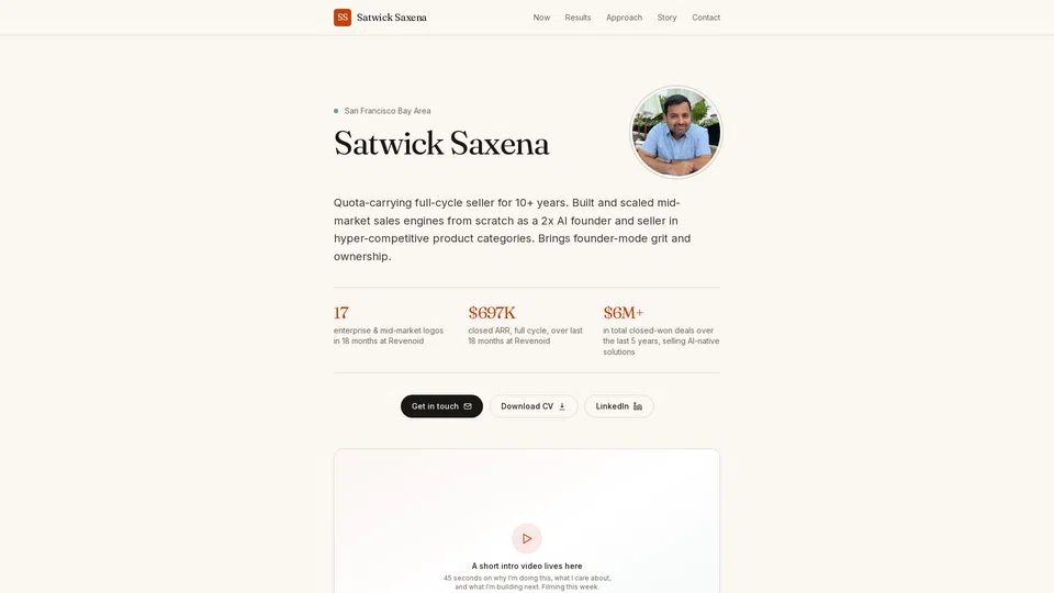 Homepage snapshot at launch