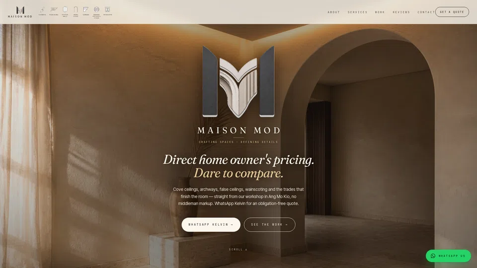 Homepage snapshot at launch