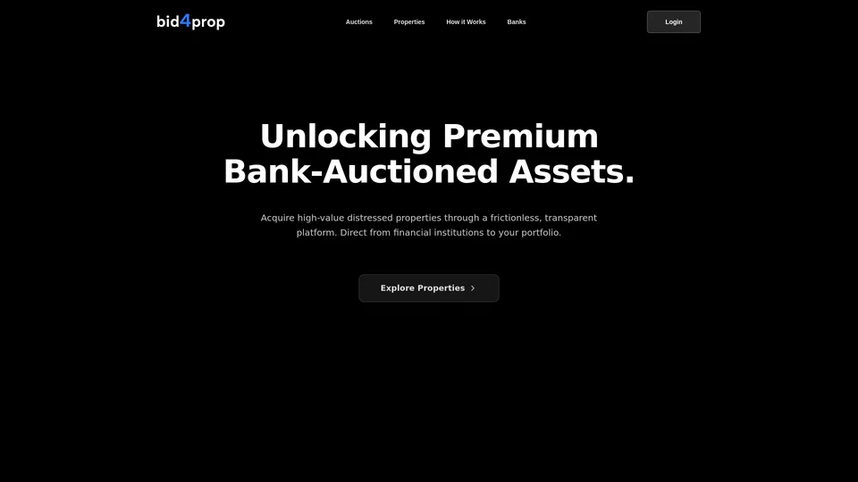 Homepage snapshot at launch