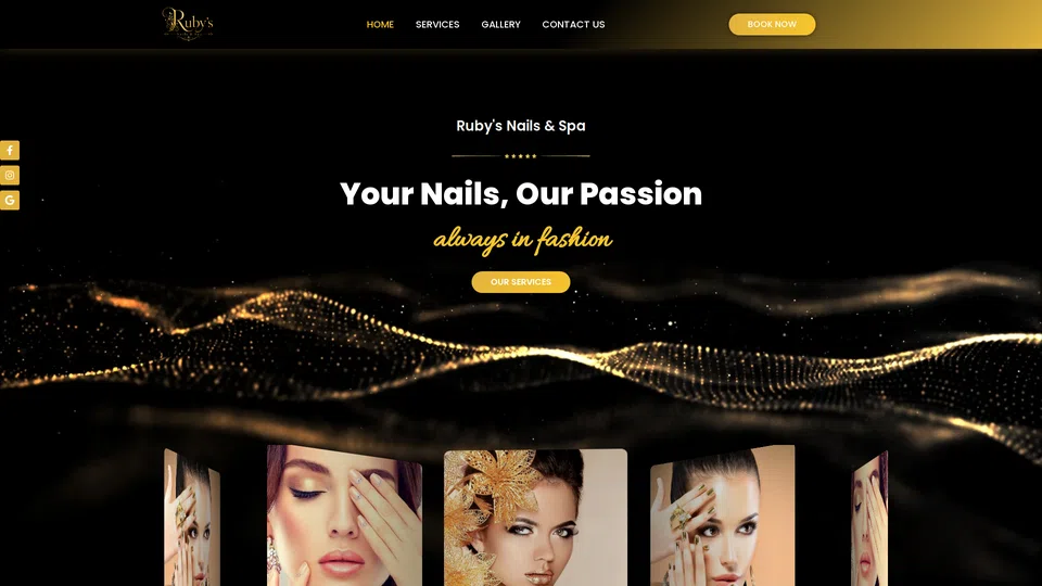 Homepage snapshot at launch