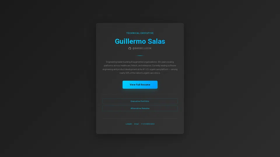 Homepage snapshot at launch