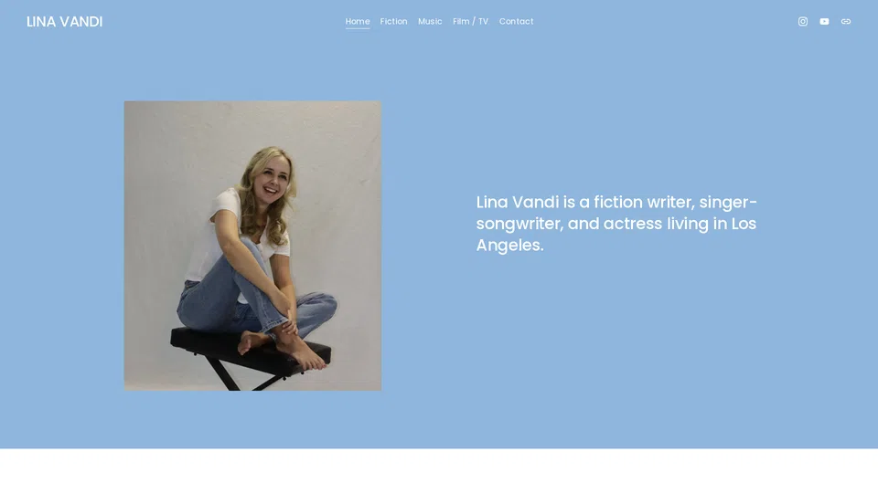 Homepage snapshot at launch