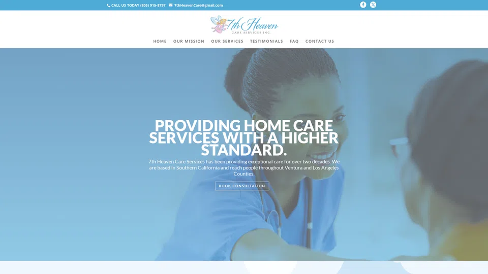 Homepage snapshot at launch