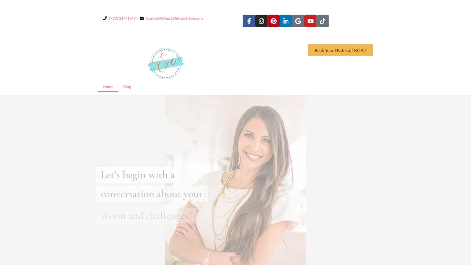 Homepage snapshot at launch