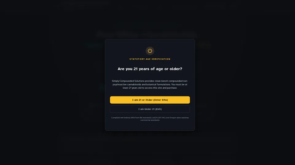 Homepage snapshot at launch