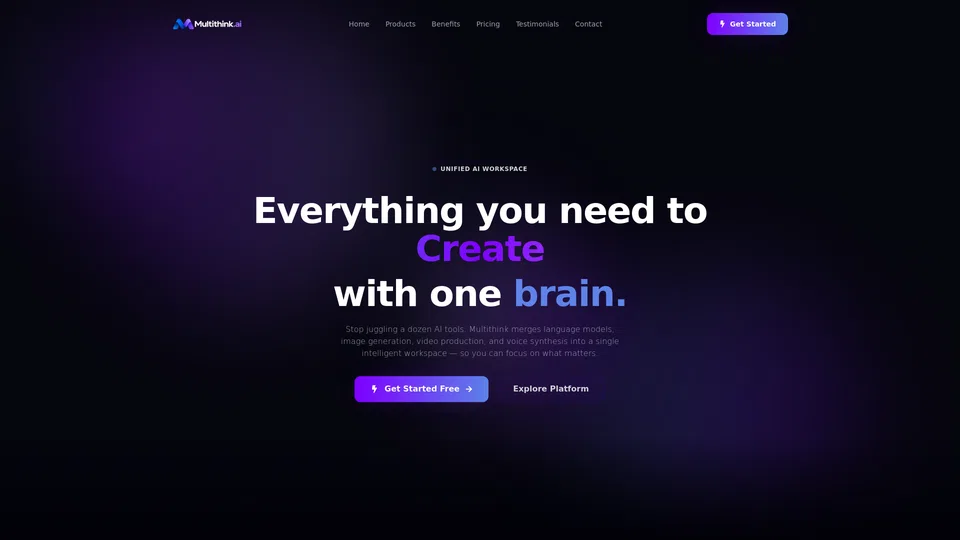 Homepage snapshot at launch