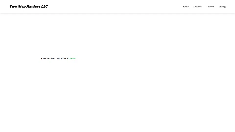Homepage snapshot at launch
