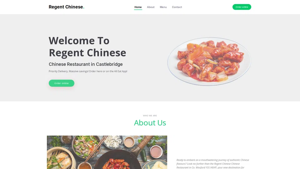 Homepage snapshot at launch