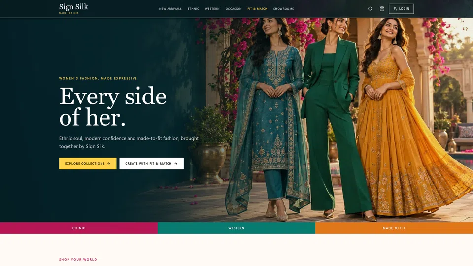 Homepage snapshot at launch