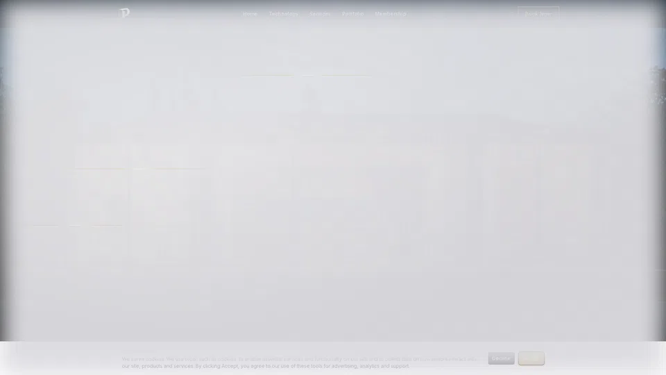 Homepage snapshot at launch