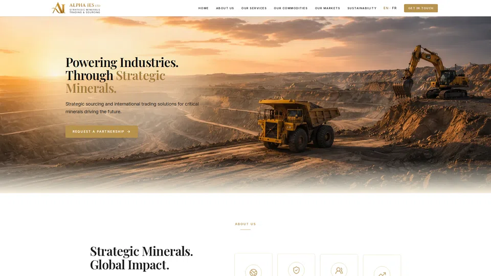 Homepage snapshot at launch