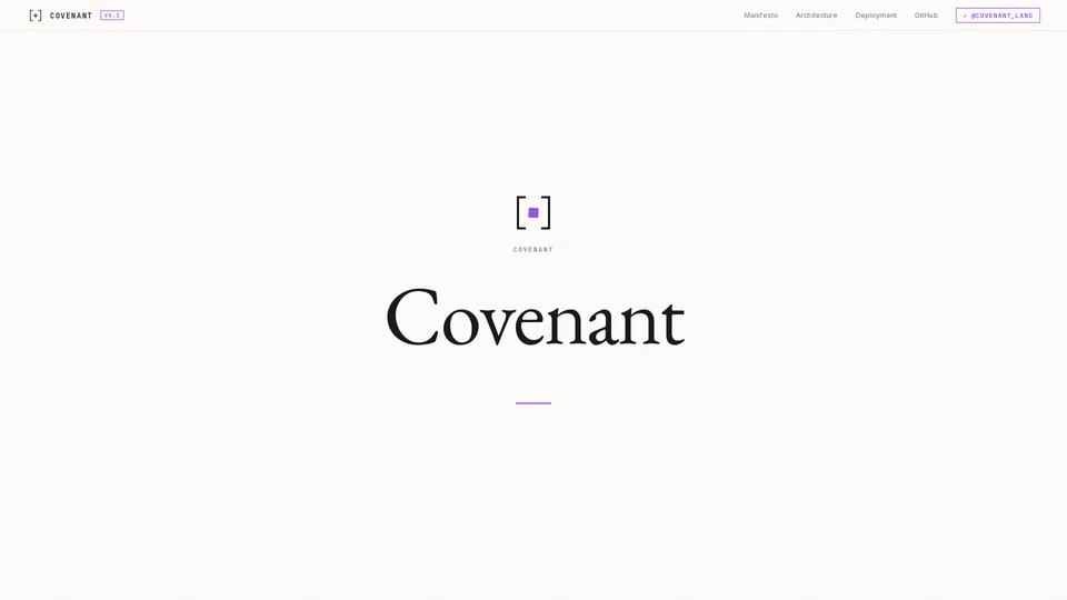 Homepage snapshot at launch