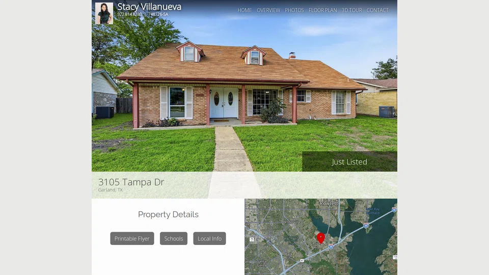 Homepage snapshot at launch