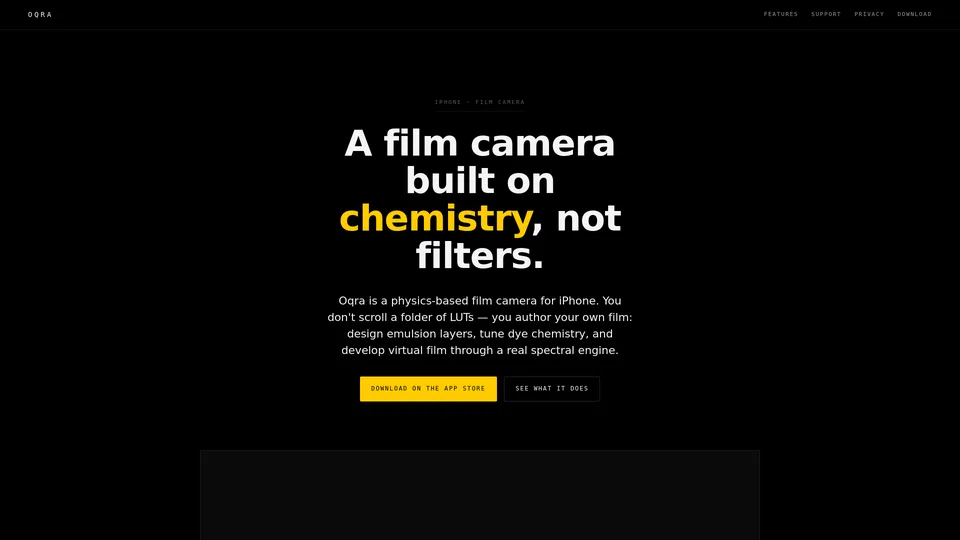 Homepage snapshot at launch