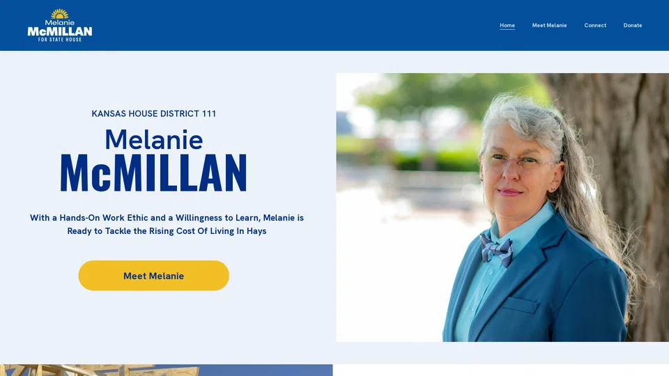 Homepage snapshot at launch