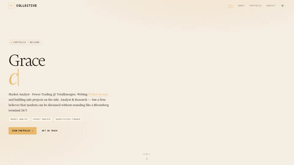 Homepage snapshot at launch