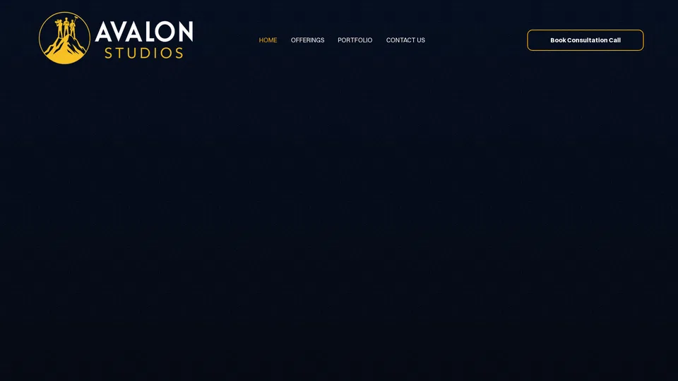 Homepage snapshot at launch