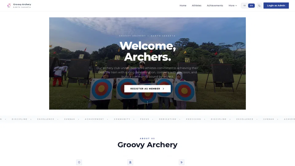 Homepage snapshot at launch