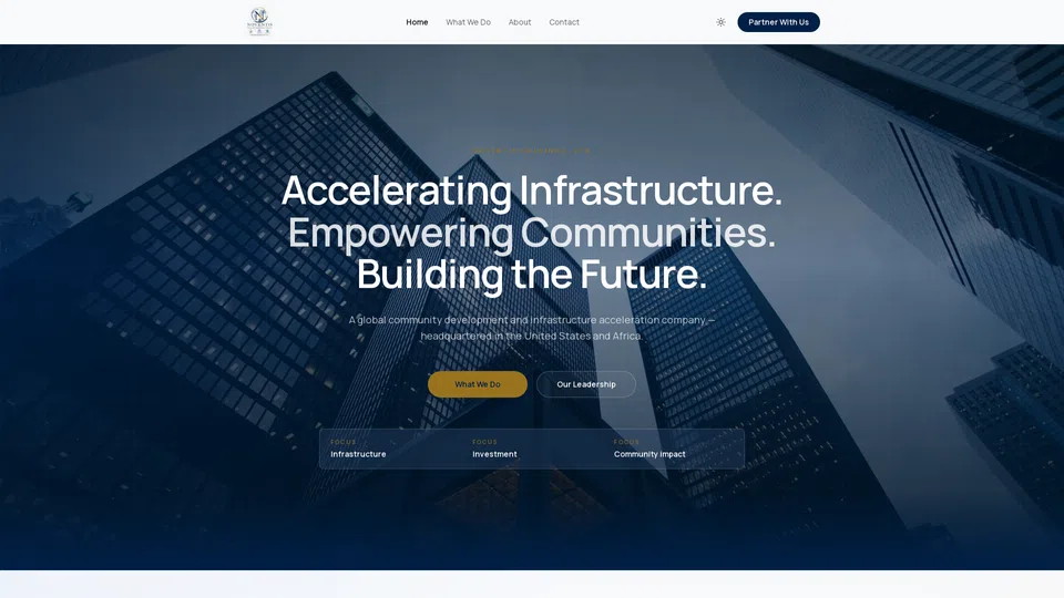 Homepage snapshot at launch