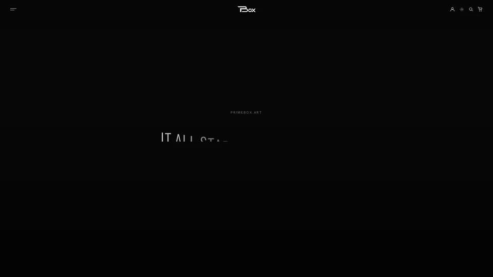 Homepage snapshot at launch