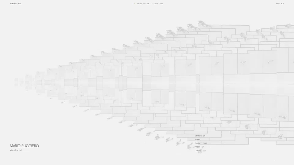 Homepage snapshot at launch