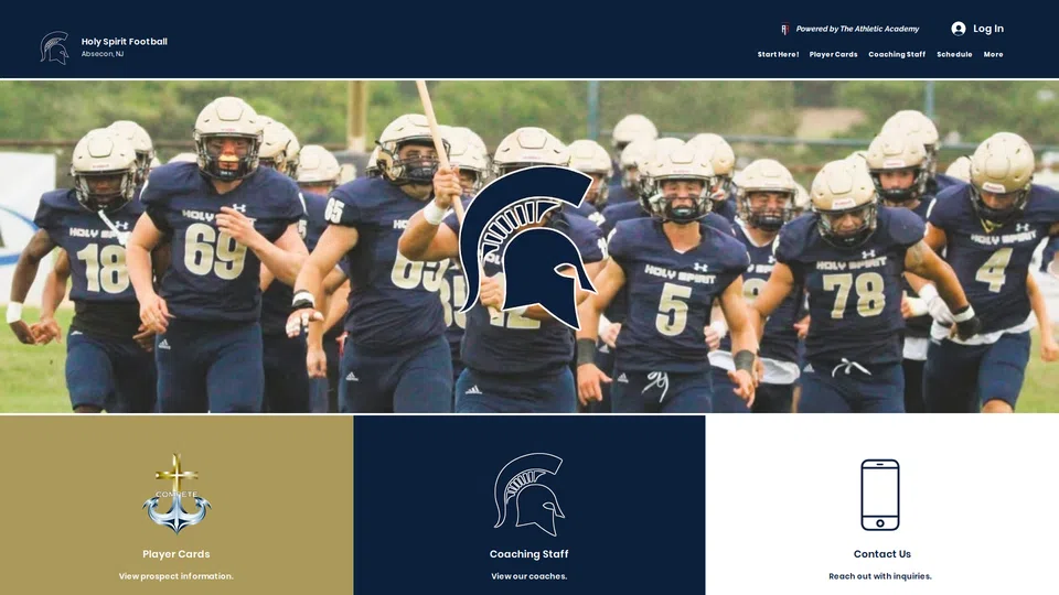 Homepage snapshot at launch