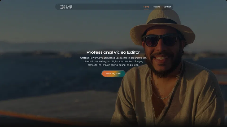 Homepage snapshot at launch