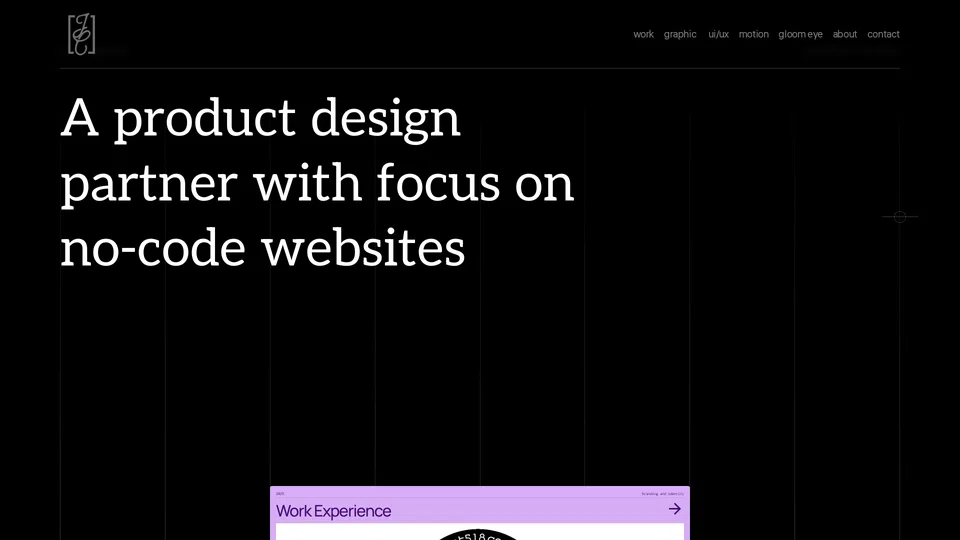 Homepage snapshot at launch