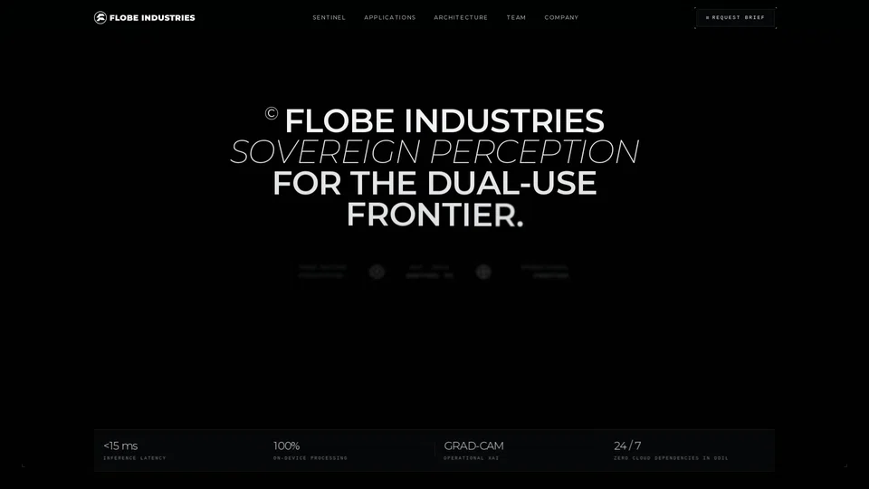 Homepage snapshot at launch