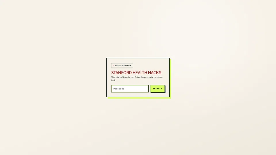 Homepage snapshot at launch