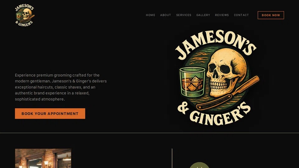 Homepage snapshot at launch
