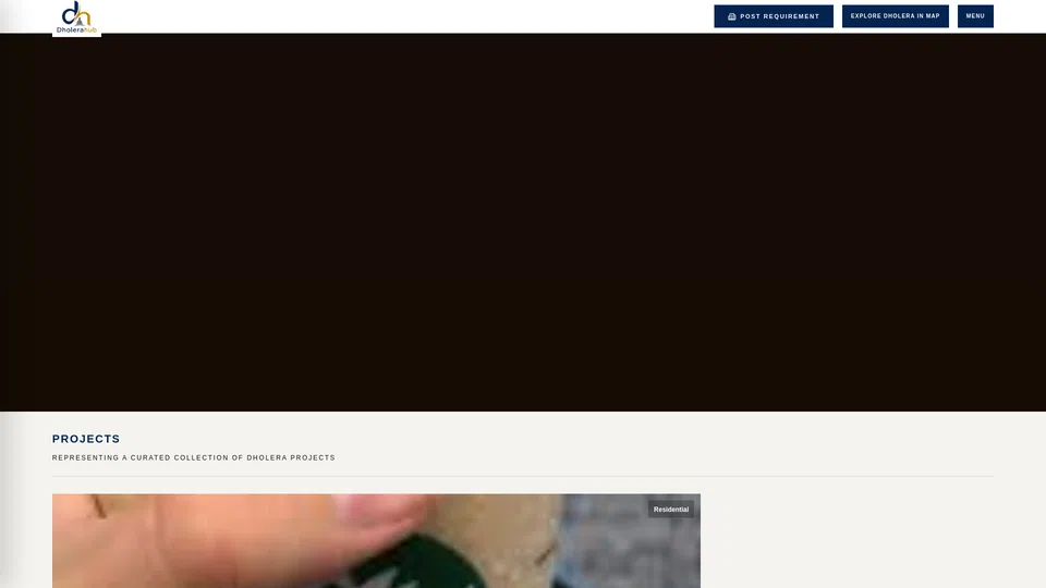 Homepage snapshot at launch
