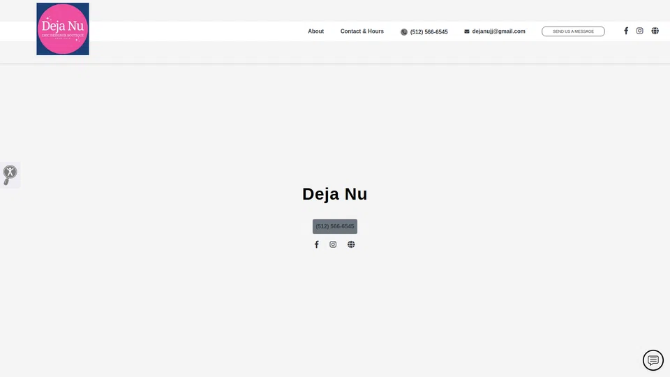 Homepage snapshot at launch