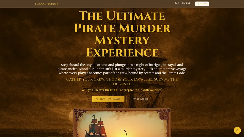 Homepage snapshot at launch