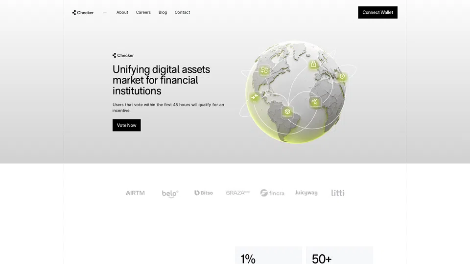 Homepage snapshot at launch