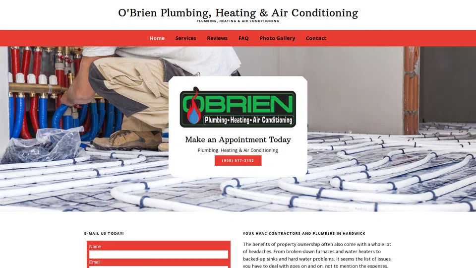 Homepage snapshot at launch