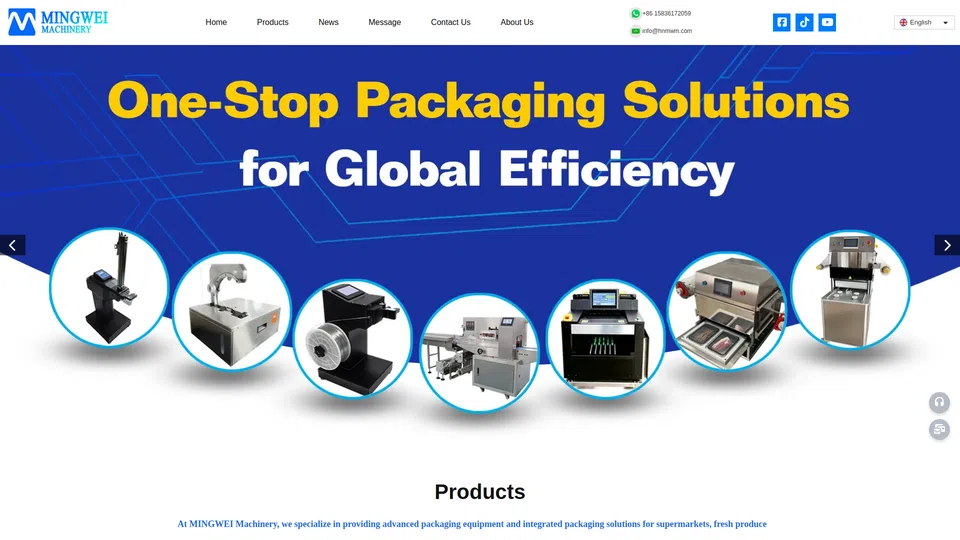 Homepage snapshot at launch
