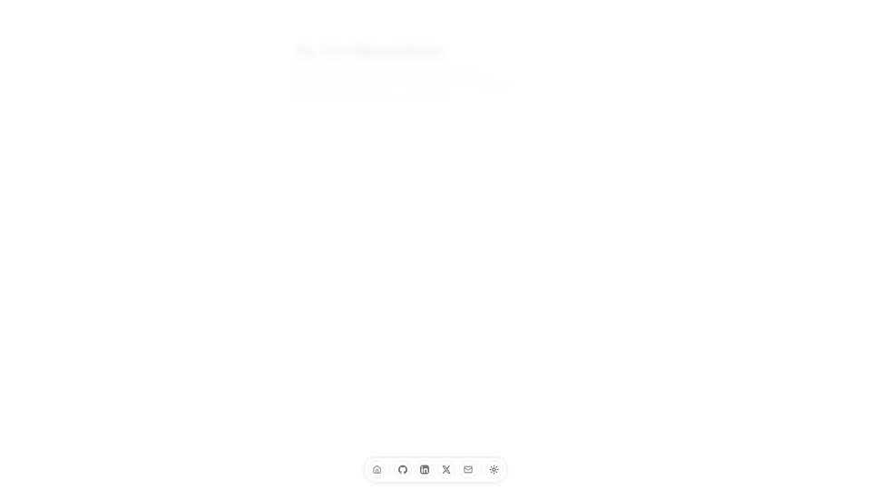 Homepage snapshot at launch