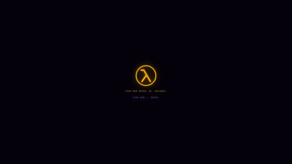 Homepage snapshot at launch