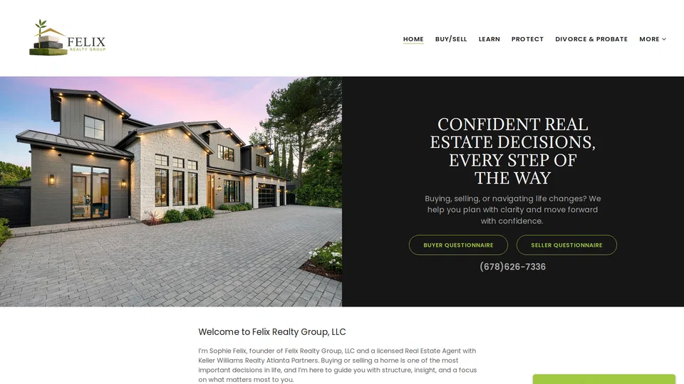 Homepage snapshot at launch