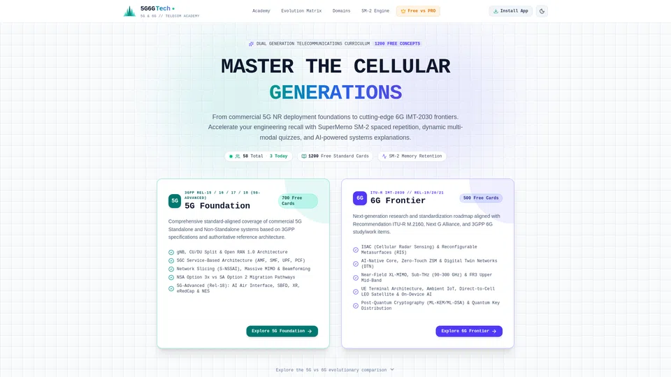 Homepage snapshot at launch